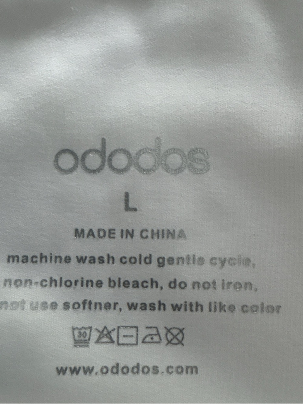 White High-Rise Bike Shorts with Side Pocket - Picture 2 of 2